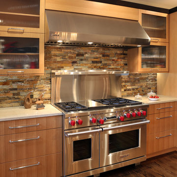 Stone Accented Kitchen