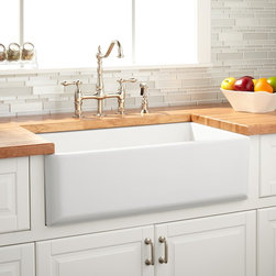 33" GRIGHAM REVERSIBLE FARMHOUSE SINK - WHITE - Products