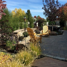 patio on hill
