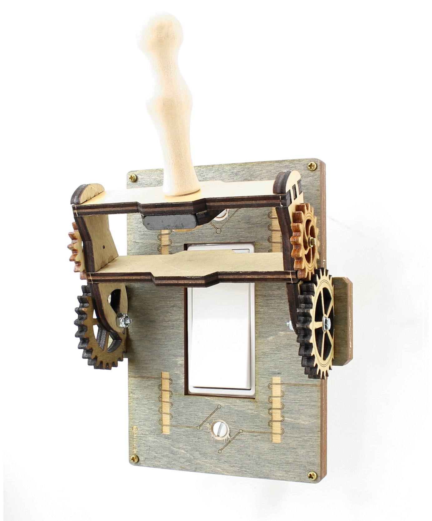 Steampunk Rocker Throw Switch - Industrial - Switch Plates And Outlet ...