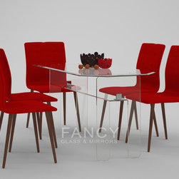 PRIMAVERA DINING GLASS  TABLE - Furniture