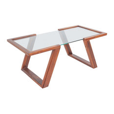 vidaXL Solid Acacia Wood Coffee Table, Brown, 100x50x40 cm
