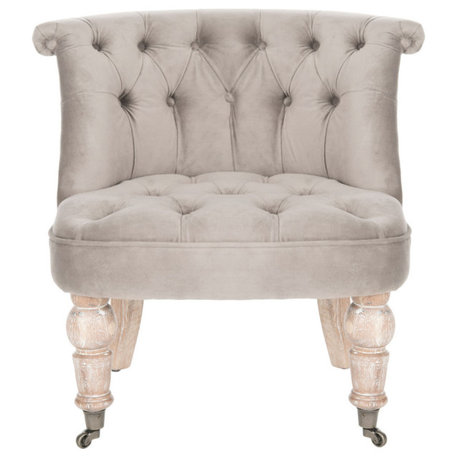 Chambers Tufted Chair Mushroom Taupe