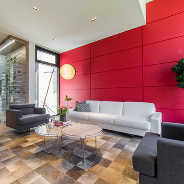 Warm modern executive home
