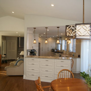 Split level addition and new kitchen