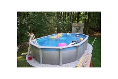 This is an example of a retro swimming pool in New York.