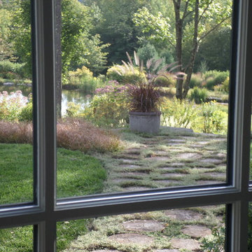 Pennsylvania Sedge and Red Fountain Grass