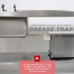 JUAL GREASE TRAP perangkap minyak lemak dapur - Kitchen Sink Accessories