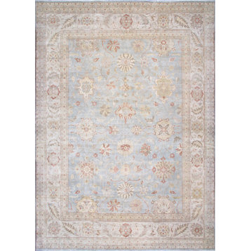 Pasargad Home Melody Hand-Knotted Lamb's Wool Area Rug, 12'3"x18'