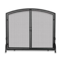 iron fireplace screens