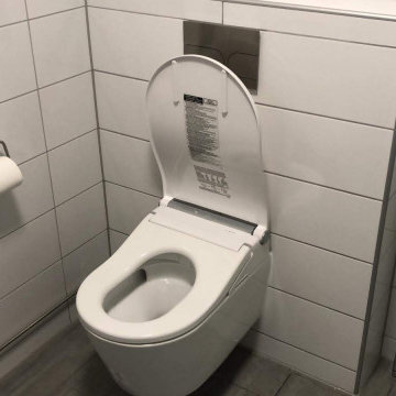TOTO WASHLET RW Wall-Hung Toilet Retrofit