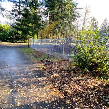 Galvanized Chain link Security fence
