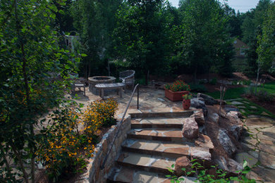 This is an example of a traditional landscaping in Kansas City.