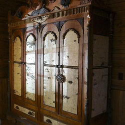 Adirondack rustic armoire - Armoires And Wardrobes