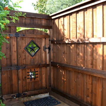 Fence Gate with Ornamental Hardware (Project #410)