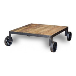 Push Cart Coffee Table - Coffee Tables