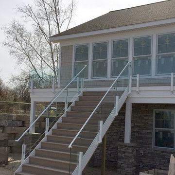 Short Post Glass Railing