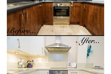 Before and Afters - Kitchen Door Replacement