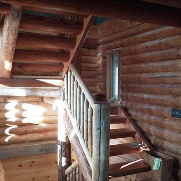 Log Stairs