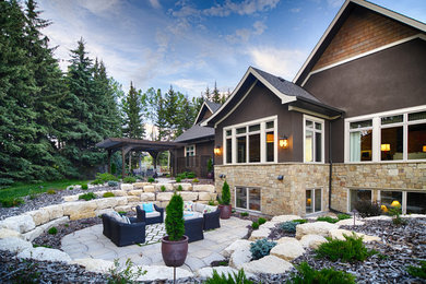 Home design - transitional home design idea in Calgary