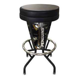 NBA Black Ribbed Bar Stool - Fade - Dallas Mavericks