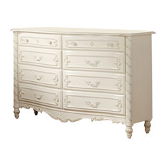 50 Most Por Dressers And Chests With Gold Hardware For 2018 Houzz Acme Furniture Pearl 8 Drawer Dresser White And Gold Dressers