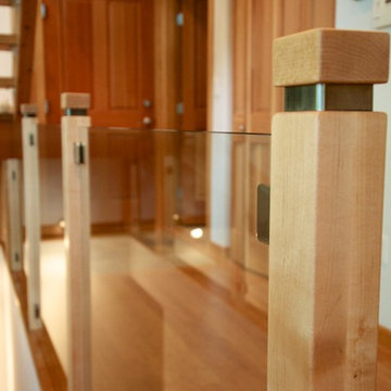 Issaquah glass stairway