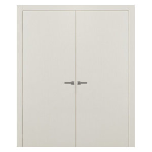 Planum 0010 Interior Double Doors Smoky Walnut No Pre