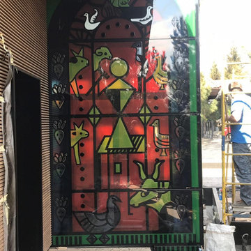 Stained Glass Panels for a Sunroom