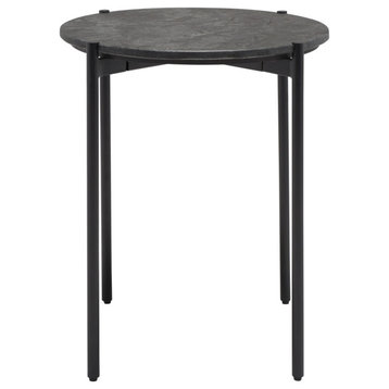 Safavieh Pratt Round Side Table, Black