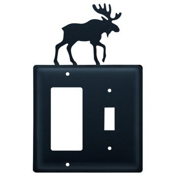 Single GFI and Switch Cover, Moose