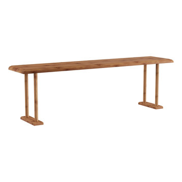 Lavish Home Bamboo Sink Shelf Countertop Organizer