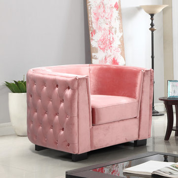 Chic Home Saratov Club Chair, Blush