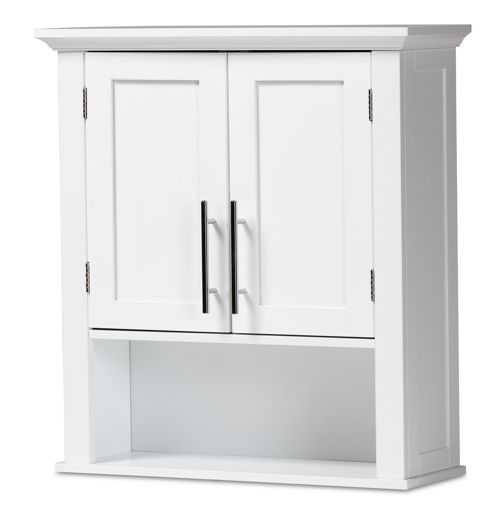 Modern White Bathroom Wall Cabinet: Sleek Storage for Contemporary Bathrooms