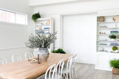 Transitional dining room in Newcastle - Maitland.