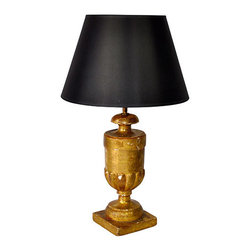 Gilded Wood Spanish Urn Lamp - Products