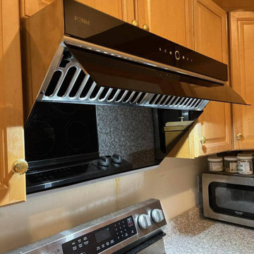 Transforming Kitchens in Boston: Fotile Range Hood Installation by Sun Shore Con