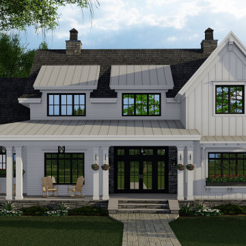 Brookside Farm House Plan - Front