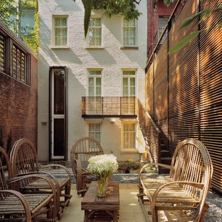 Townhouse backyard patio