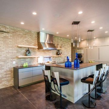 Old Mill Thin Brick Kitchen - Rushmore