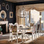 Extendable Round Dining Table, White