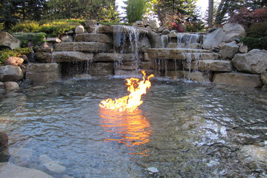 This is an example of a traditional landscaping in Detroit.