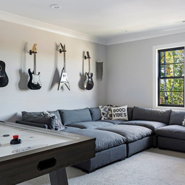 Transitional Family Room