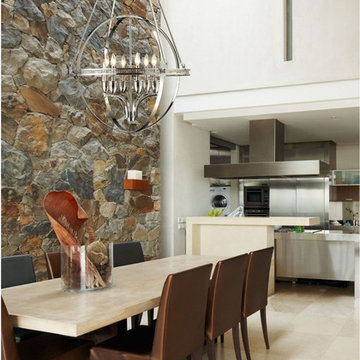 ELK Lighting Six Light Polished Nickel Up Chandelier