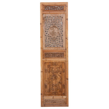 Early 19th Century Carved Chinese Door Panel
