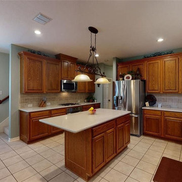 Pine Wood Cabinets For Kitchen Remodel in Santa Ana, CA