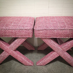 Custom X Benches - Footstools And Ottomans