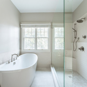 Freestanding Soaking Tub by Window