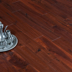 Garrison II Distressed - Walnut Antique Flooring - 複合フローリング