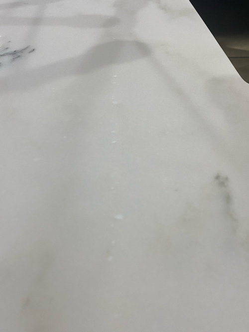 help! stun marks brand new danby marble